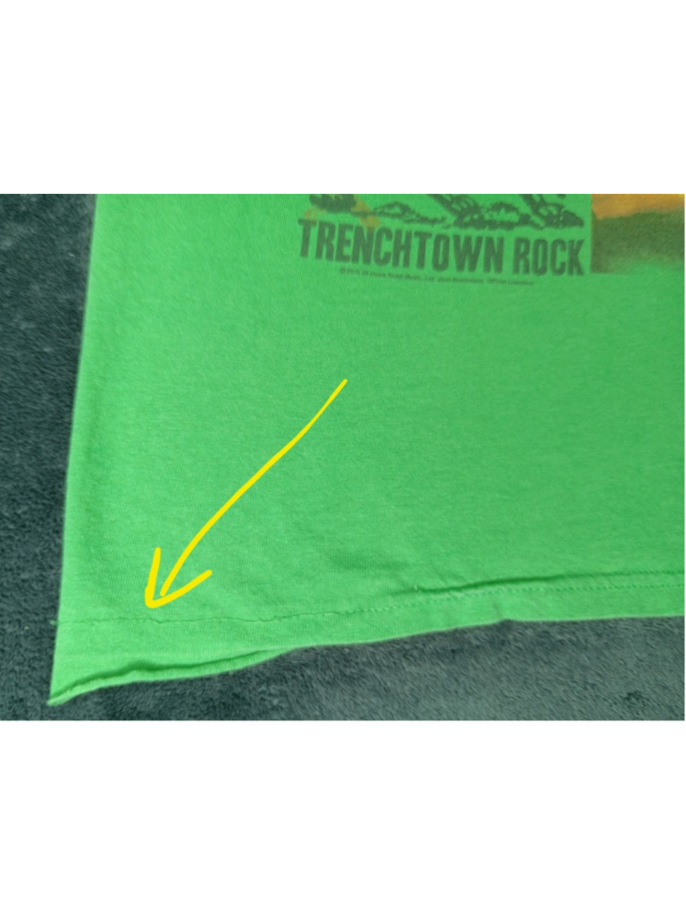 Zion Rootswear Bob Marley Trenchtown Rock Adult XL Band T-shirt Green Reggae - Picture 10 of 10